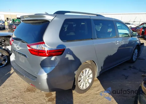 2015 Toyota Sienna Limited Premium 7 Passenger z USA, uszkodzony, nr VIN 5TDDK3DC7FS116044